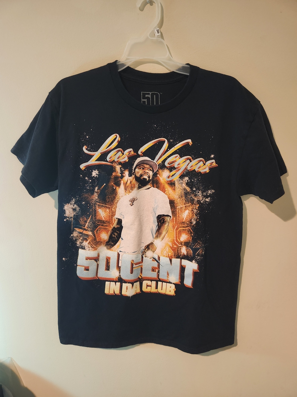 50 Cent In Da Club Las Vegas Large T-shirt